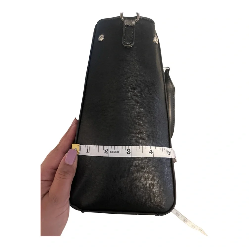 London Fog Collection  , NATALIE saffiano satchel, bag - Picture 7 of 8